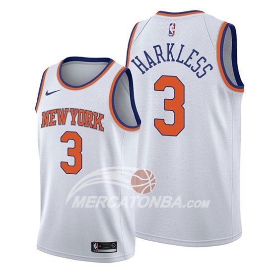 Maglia New York Knicks Maurice Harkless Association 2019-20 Bianco